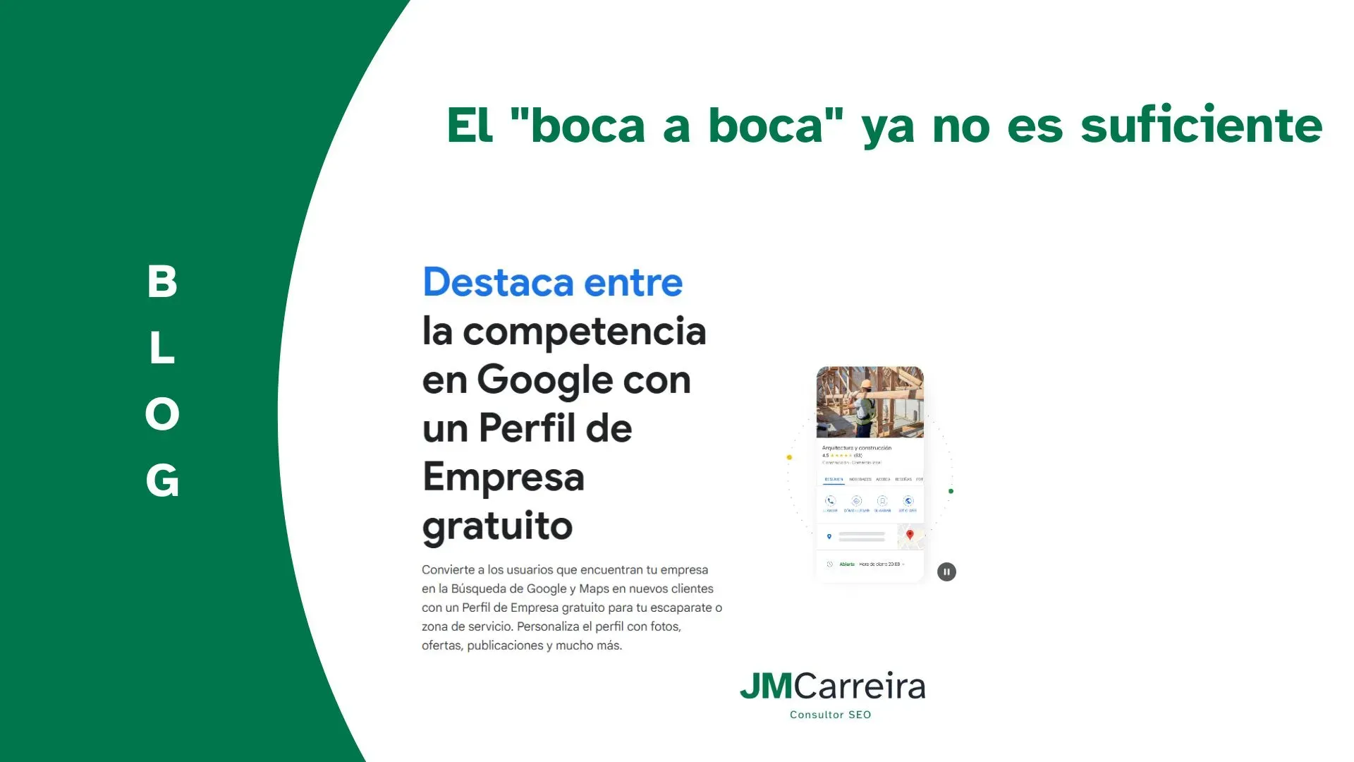 Google Business Profile para clínicas