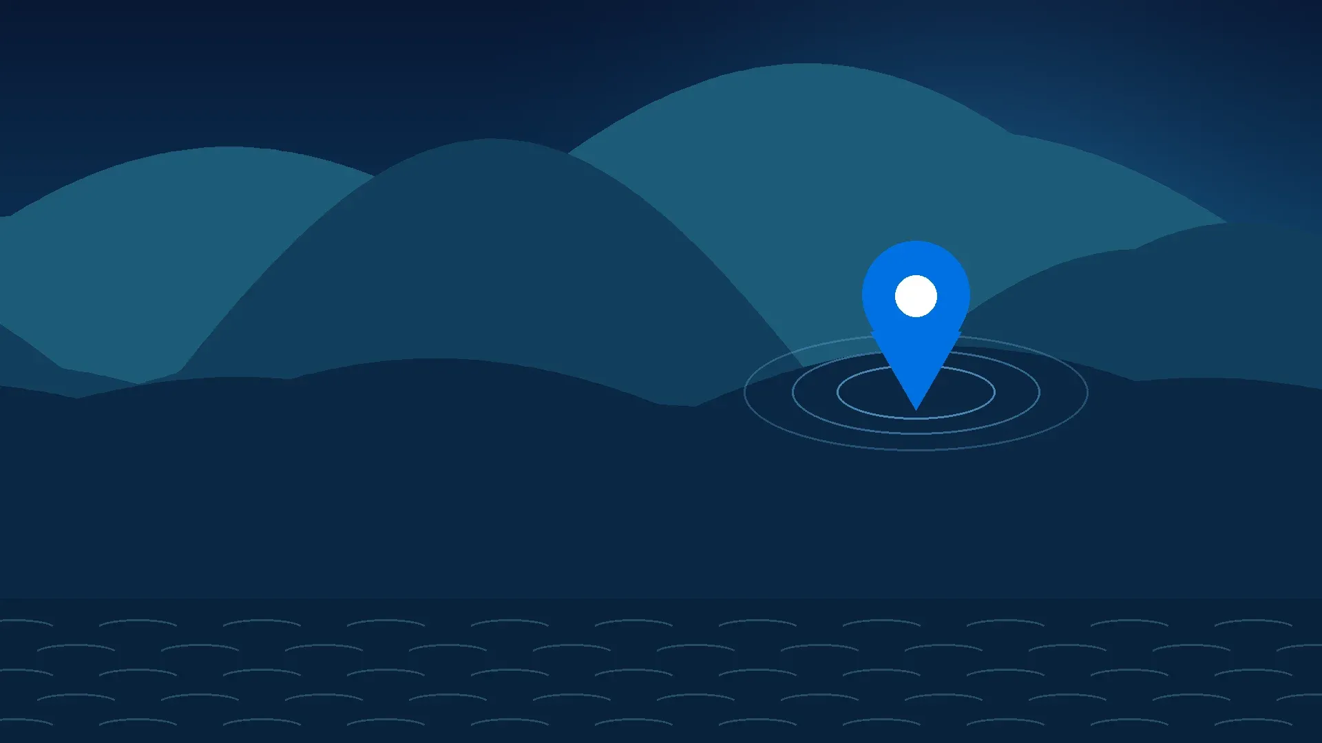 Montañas y costa de Asturias con un marcador de mapa, para el servicio de consultor SEO en Asturias